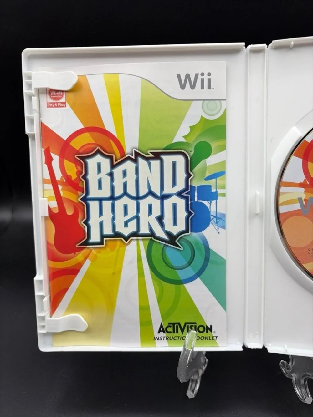 Band Hero (Nintendo Wii, 2009) Complete w/ Manual CIB Tested Working